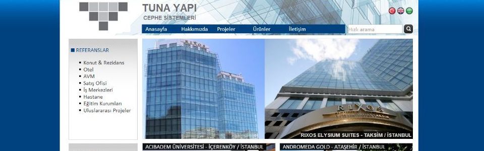 Tuna Yapı , Web Sitesi, Mobil, Responsive