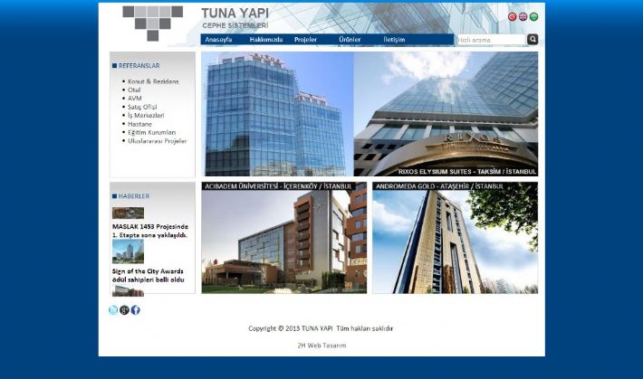 Tuna Yapı , Web Sitesi, Mobil, Responsive